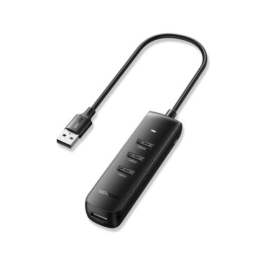 Хаб Ugreen CM416 USB 3.0 4-Port Hub Black 10915