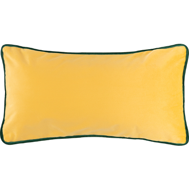 Декоративная подушка Moroshka Shangri La 45x20 см, на потайной молнии, цвет желтый, зеленый D02-50