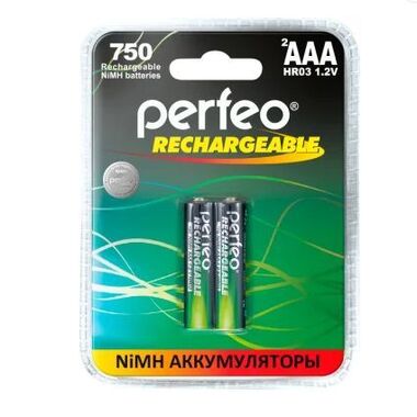 Аккумуляторы PERFEO AAA750mAh/2BL PF_C3020