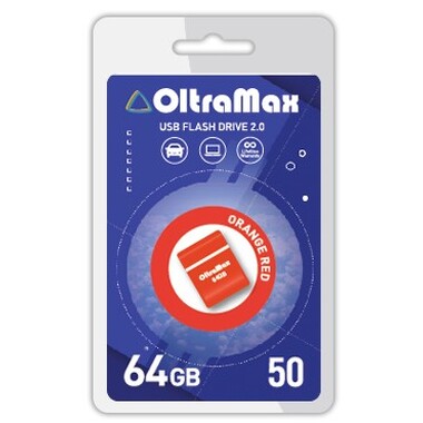флэш-накопитель OLTRAMAX OM-64GB-50-Orange Red 2.0