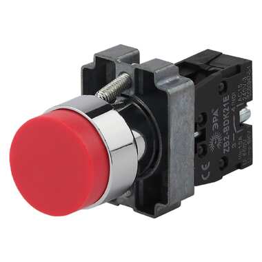 Кнопка управления ЭРА LAY5-BL41, без подсветки, красная, 1з, 20/200/5000 Б0045672 ERA