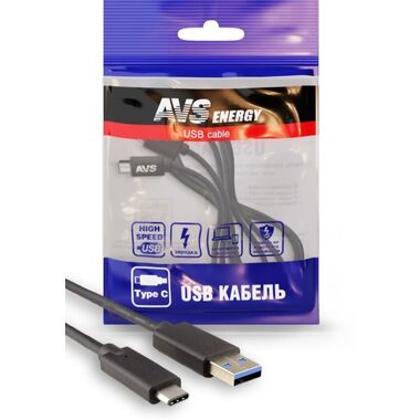 Кабель AVS TC-311 Type C (1м USB 3.0) A78579S