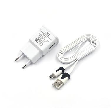 Зарядное устройство OLTO WCH-4107 СЗУ USB 1A + кабель Type-C