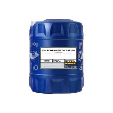Трансмисионное гидравлическое масло MANNOL TO-4 POWERTRAIN OIL 10W 20 л. 10W 3002