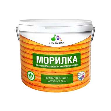 Морилка для дерева MALARE Professional (акриловая; белая; 9 кг) 2036768286767