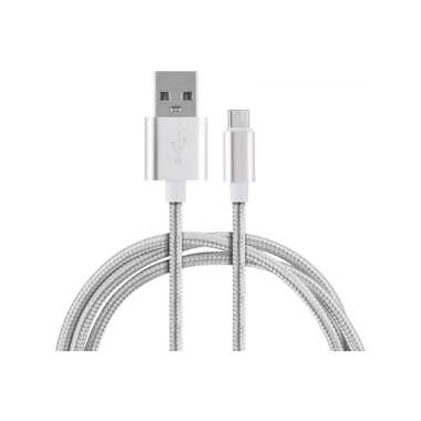 Кабель ENERGY ET-29-2 USB/Type-C, серебро 104112