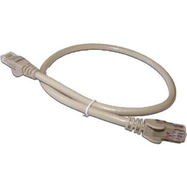 Патч-корд LANMASTER RJ45 - RJ45, 4 пары, UTP, категория 6, 3 м, серый, LAN6-45-45-3.0-GY