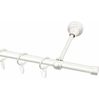 Однорядный металлический карниз Эскар, наконечник-заглушка, жемчуг, D16 мм, 280 см 11650528055