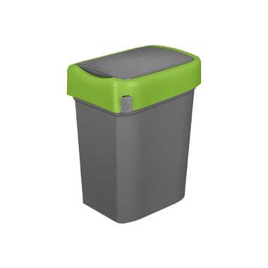 Контейнер для мусора Бытпласт SMART BIN 10 л зеленый 434214709 Econova