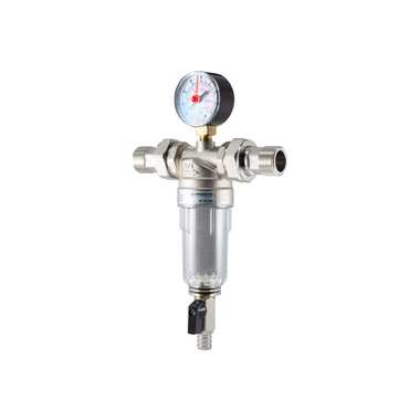 Фильтр промывной с манометром для холодной воды PROFACTOR 3/4" PF FS 238.20G