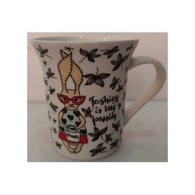 Кружка Olaff NEW BONE CHINA 310 мл, 6 шт в упаковке, упаковка - гофрокороб 221-08030