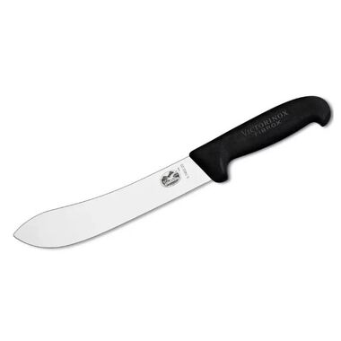 Нож кухонный Victorinox Fibrox Butcher’s, обвалочный, 200мм, заточка прямая, стальной, черный 5.7403.20