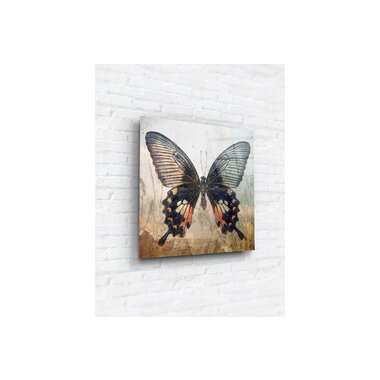 Картина на стекле ARTABOSKO текстурная бабочка 2 40x40 см WBR-05-895-03