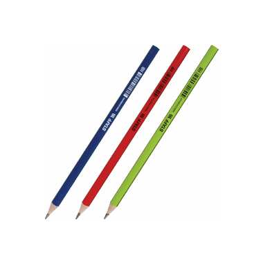 Чернографитный карандаш Staff Basic Blp-743, 1 шт, HB, пластиковый, корпус ассорти 181743