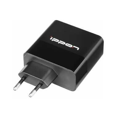 Блок питания IPPON CW45 автоматический, 45W, 5V-20V, 3A, 1xUSB, 5A, от бытовой электросети, 1 штука в упаковке 1402820