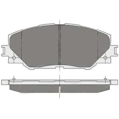 Колодки тормозные комплект 4 шт SCT SP342 SCT GERMANY