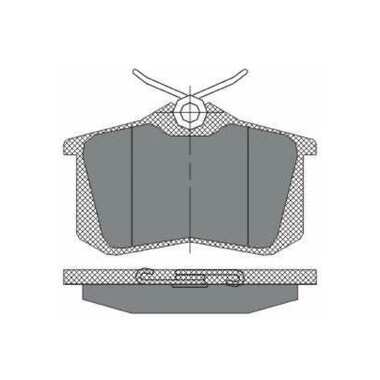 Колодки тормозные комплект 4 шт SCT SP113 SCT GERMANY