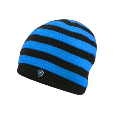 Детская водонепроницаемая шапка Dexshell Children Beanie Stripe, синяя DH552BU