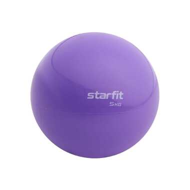 Медбол Starfit GB-703 5 кг, фиолетовый пастель УТ-00018932