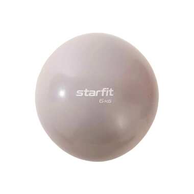 Медбол Starfit GB-703 6 кг, тепло-серый пастель УТ-00018933