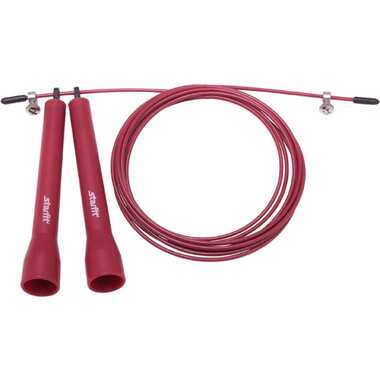 Скакалка Starfit RP-202 с подшипниками, с пластиковыми ручками, красный, 3 м УТ-00019265