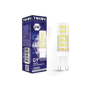 Светодиодная лампа TOKOV ELECTRIC 6Вт Capsule 4000К G9 220-240В TKE-G9-6-4K