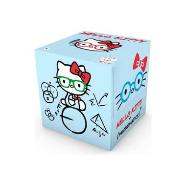 Бумажные салфетки-выдергушки WORLD CART Hello Kitty с рисунком 3-х слойные, 56 шт HLK-FC-01/голубая