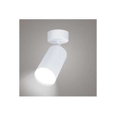 Поворотный накладной светильник Ritter Arton цилиндр, 55x100, GU10, алюминий, белый 59964 7