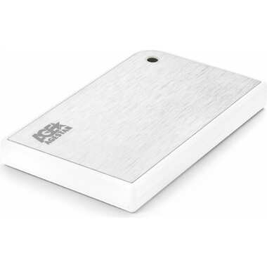 Внешний корпус AgeStar USB 3.0 2.5" SATA, алюминий, белый, безвинтовая констр, 3UB2A14 (WHITE)