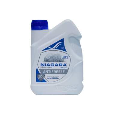 Охлаждающая жидкость NIAGARA Антифриз G11, синий, 1 кг 1001003006