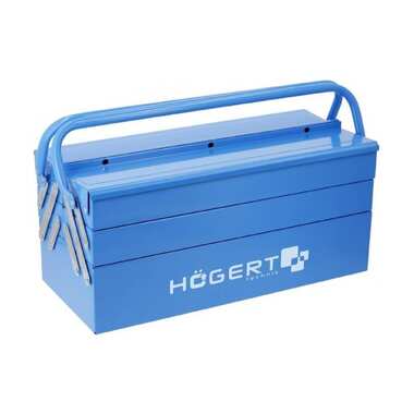 Ящик для инструментов HOEGERT TECHNIK металлический 5 отделений 53 х 20,5 х 20 см HT7G078