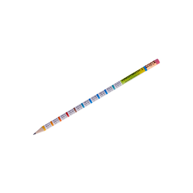 Чернографитный карандаш Koh-I-Noor Таблица умножения HB, с ластиком, заточенный 1231002477KSNV