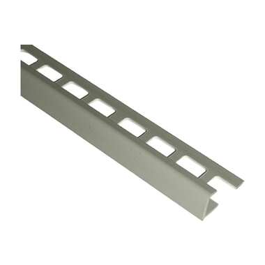 Профиль для плитки наружный DECONIKA 8 мм 2.5 м 002-G Светло-серый глянец Д-Пл8-Н 002-G СВТ СЕР Г