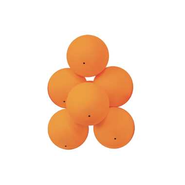 Мячи для настольного тенниса ATEMI Атеми 1*, пластик, диаметр 40 мм, оранжевые, 6 шт., ATB101 00000105929