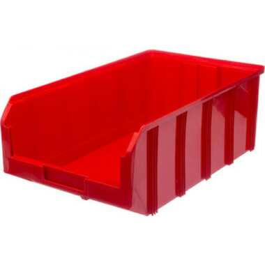 Пластиковый ящик Стелла-техник 502х305х184мм, 20 литров, V-4-красный STELLA