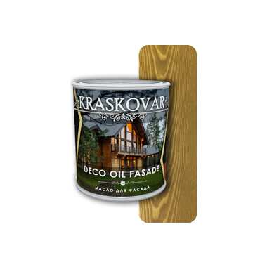 Масло для фасада Kraskovar Deco Oil Fasade Дуб 0,75 л 1238