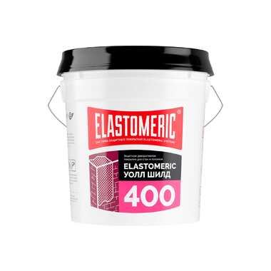 Универсальная эластичная защитная краска Elastomeric Systems 400 WALL SHIELD (20 кг; База А) 400401