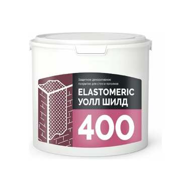 Универсальная эластичная защитная краска Elastomeric Systems 400 WALL SHIELD (3 кг; База С) 400404