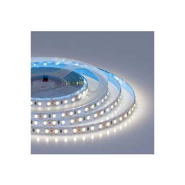 Светодиодная лента 5Donled м, 12В, IP20, 120 LED/m, 9.6Вт/м, холодный белый, 8мм, DL-R120-2835-CW