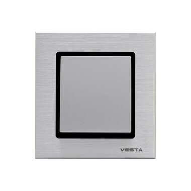 Одноклавишный выключатель Vesta Electric Exclusive Silver Metallic FVK050201SER