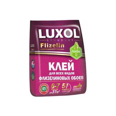 Обойный клей LUXOL Standart флизелин, 200 г LUXOL флизелин (Standart) 200г.