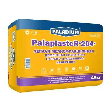 Цементная штукатурка PALADIUM PalaplasteR-204 45 кг 82502740