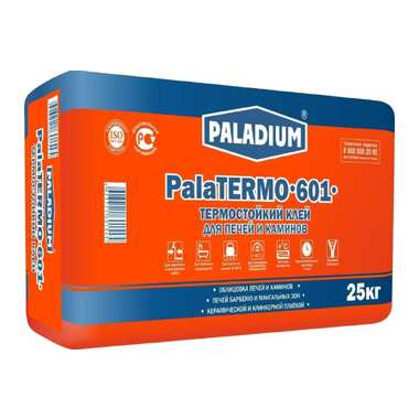 Плиточный клей PALADIUM PalaTERMO-601 Термостойкий (до 150 градусов; 25 кг; класс C1T) 17053299