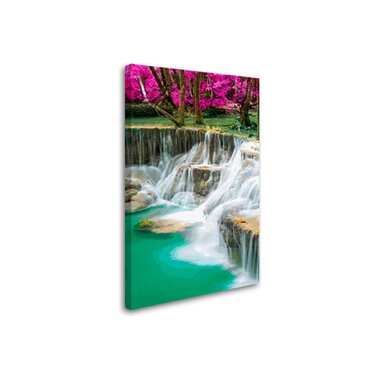 Постер Студия фотообоев Каскад водопадов 80x50 2235995