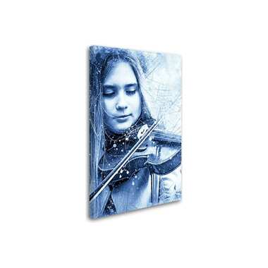 Постер Студия фотообоев Портрет со скрипкой, 80x50 см 2228746