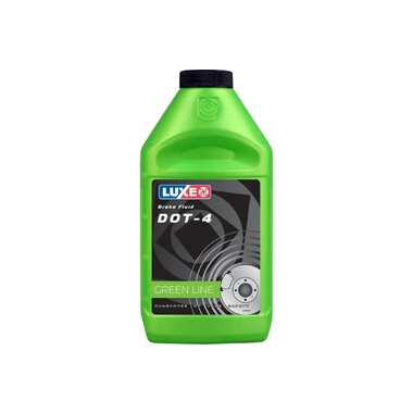 Тормозная жидкость LUXE dot-4, 455 г, зеленая канистра 646