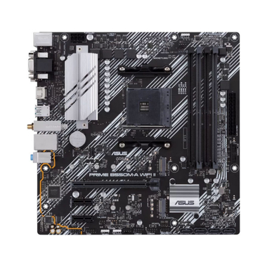 Материнская плата Asus PRIME B550M-A WIFI II (Soc-AM4, B550, mATX, 4xDDR4, Wi-Fi, COM, RAID+VGA+HDMI+DVI) (90MB19X0-M0EAY0)
