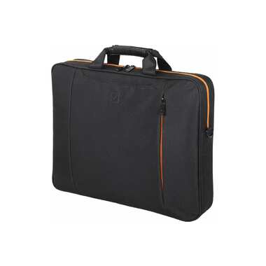 Сумка-портфель с отделением для ноутбука 17.3" BRAUBERG Office, черная, 44x34x6 см 270826