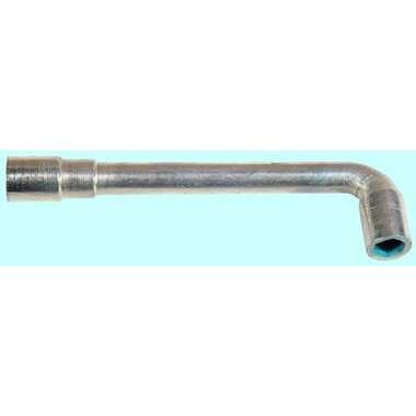 Торцевой коленчатый ключ CNIC 6x6 мм, L-образный, хром 40953