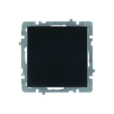 1-клавишный механизм выключателя Nilson СУ, TOURAN-ALEGRA-THOR, metallic, матовый черный, 24380401